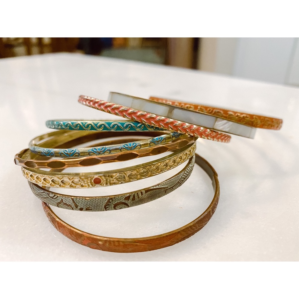Vintage Bangle Bracelet Set